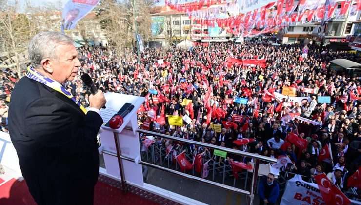 Mansur Yavaş: Belli ki anketlere göre rekor oyla kazanıyoruz