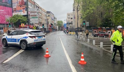 İstanbul’da bazı yollar trafiğe kapatıldı