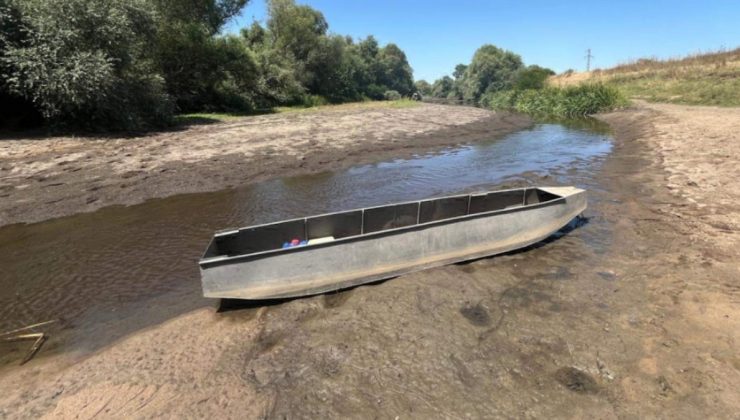 Tunca Nehri kuruyor, çeltik tarlaları tehlikede!