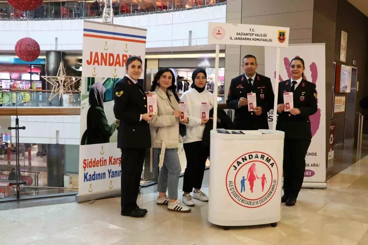 Gaziantep’te Kadına Yönelik Şiddetle Mücadele Standı Açıldı