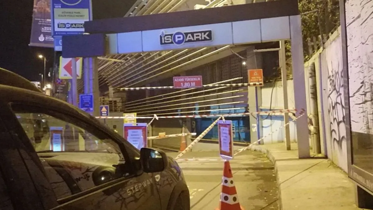 Beyoğlu İSPARK’ta büyük tehlike! Otopark boşaltılıyor